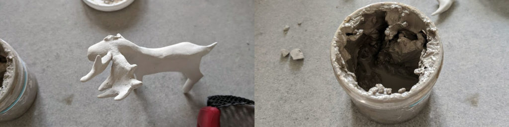 slip repair for bone dry clay