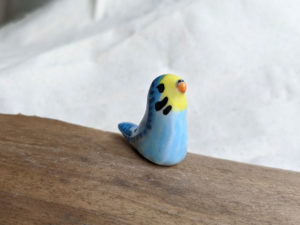 porcelain budgie figurine