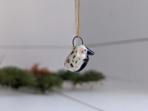 porcelain pendant platypus