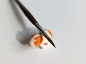 porcelain Guinea Pig Figurine