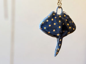 porcelain ray pendant