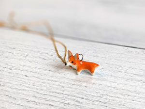 pendentif corgi porcelain pendant