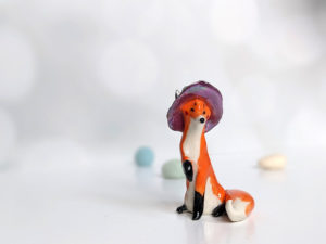 porcelain figurine fox witch