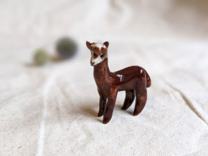 alpaca porcelain figurine