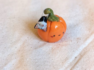porcelain pumpkin bat