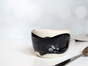 octopus porcelain tumbler handmade