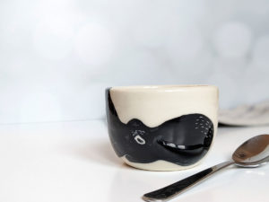 octopus porcelain tumbler handmade