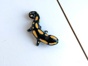 porcelain salamander figurine