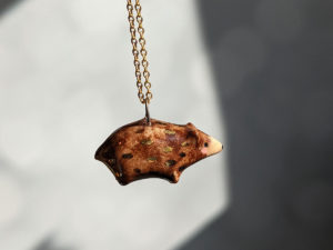 ceramics bear pendant