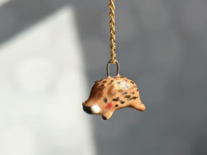 wild boar pendant