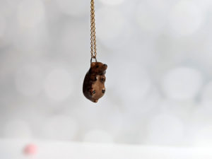 ceramics bear pendant